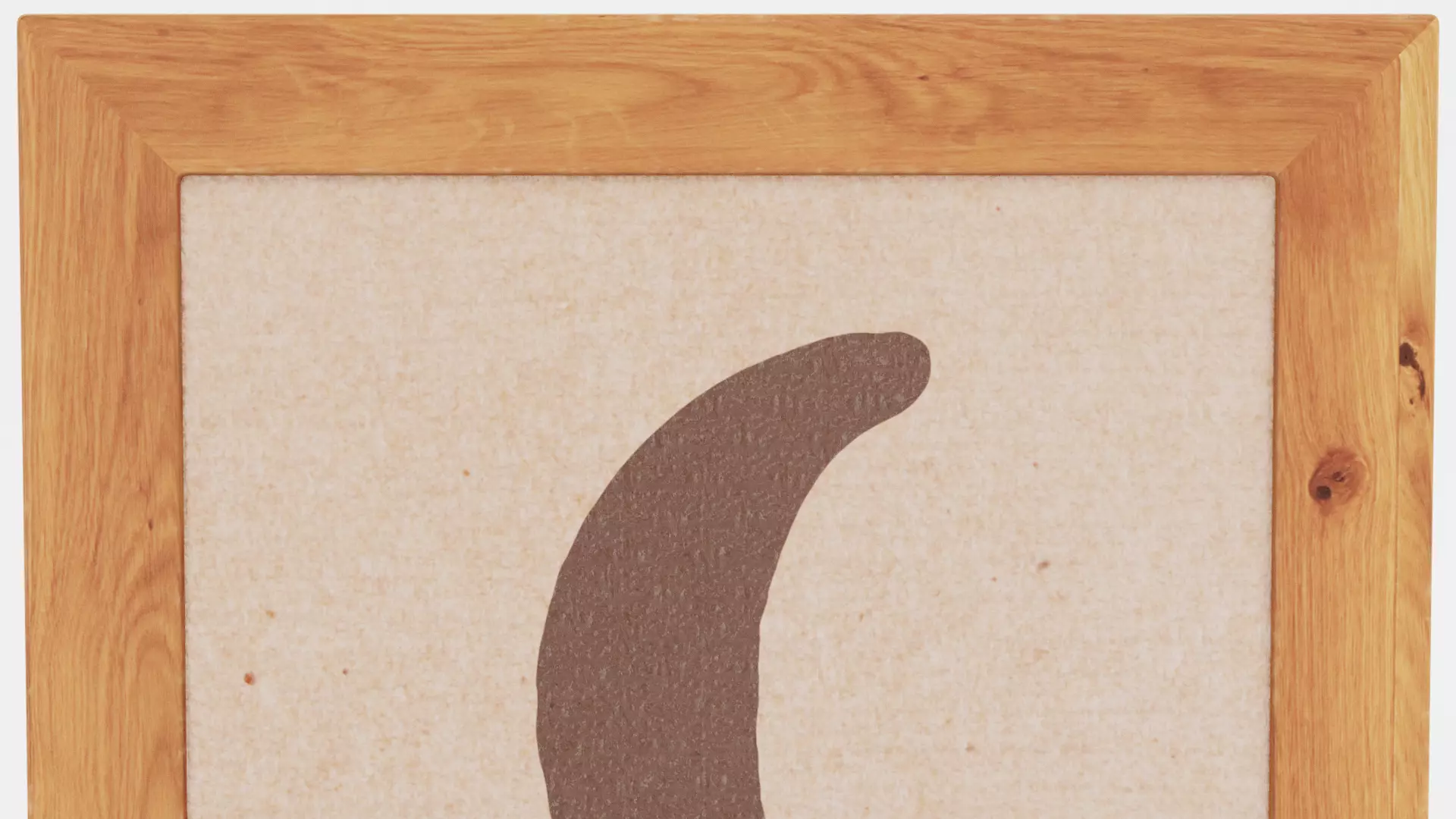 -Wall Picture V2- Moon- Low-poly 3D model_6