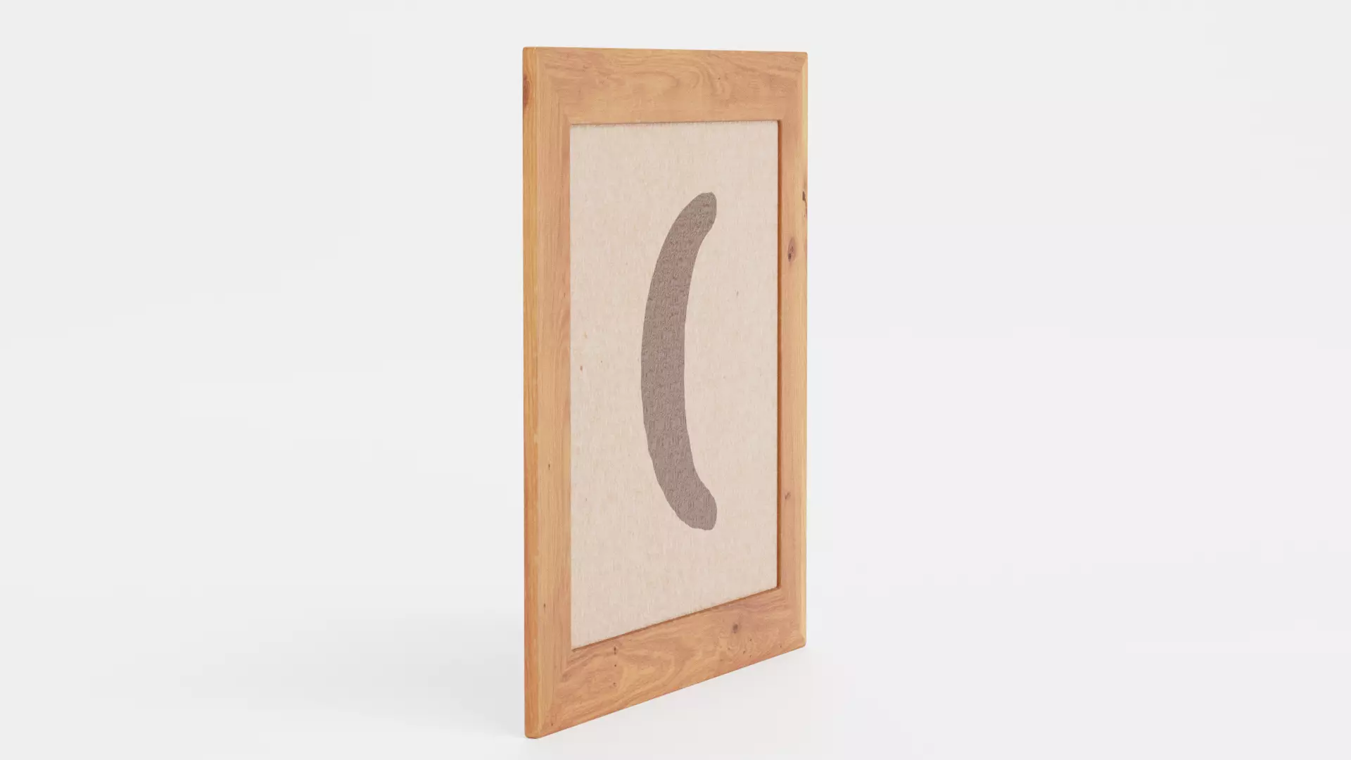 -Wall Picture V2- Moon- Low-poly 3D model_3