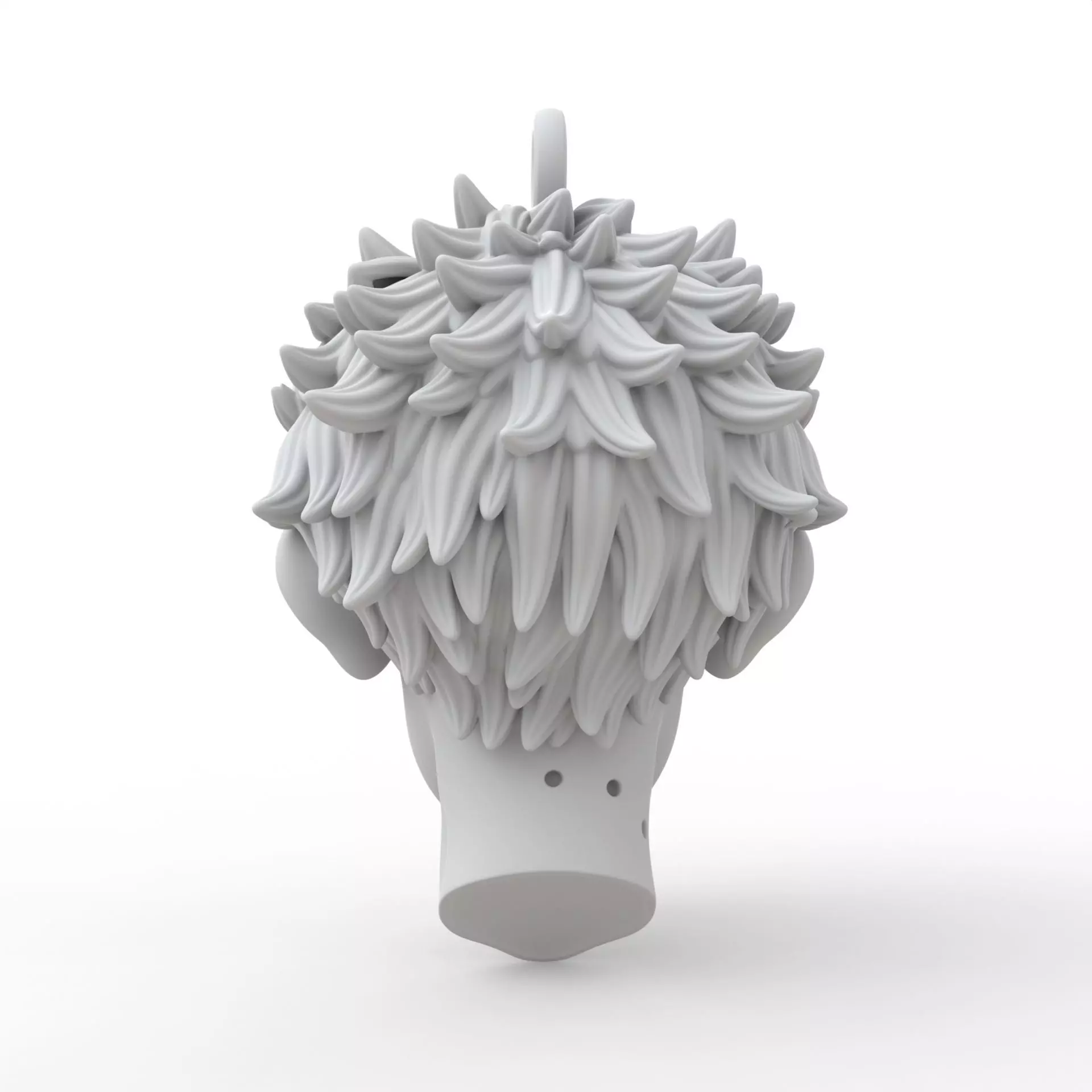 Zombie Keychain 3D Print Model 3D print model_1