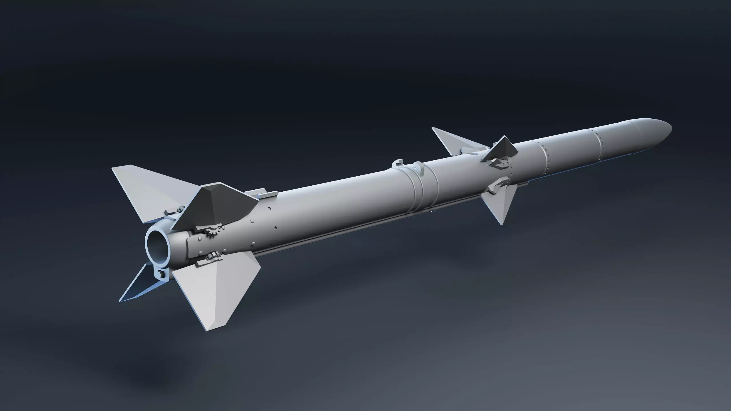 AIM-120A Missile 3D Print 3D print model_2