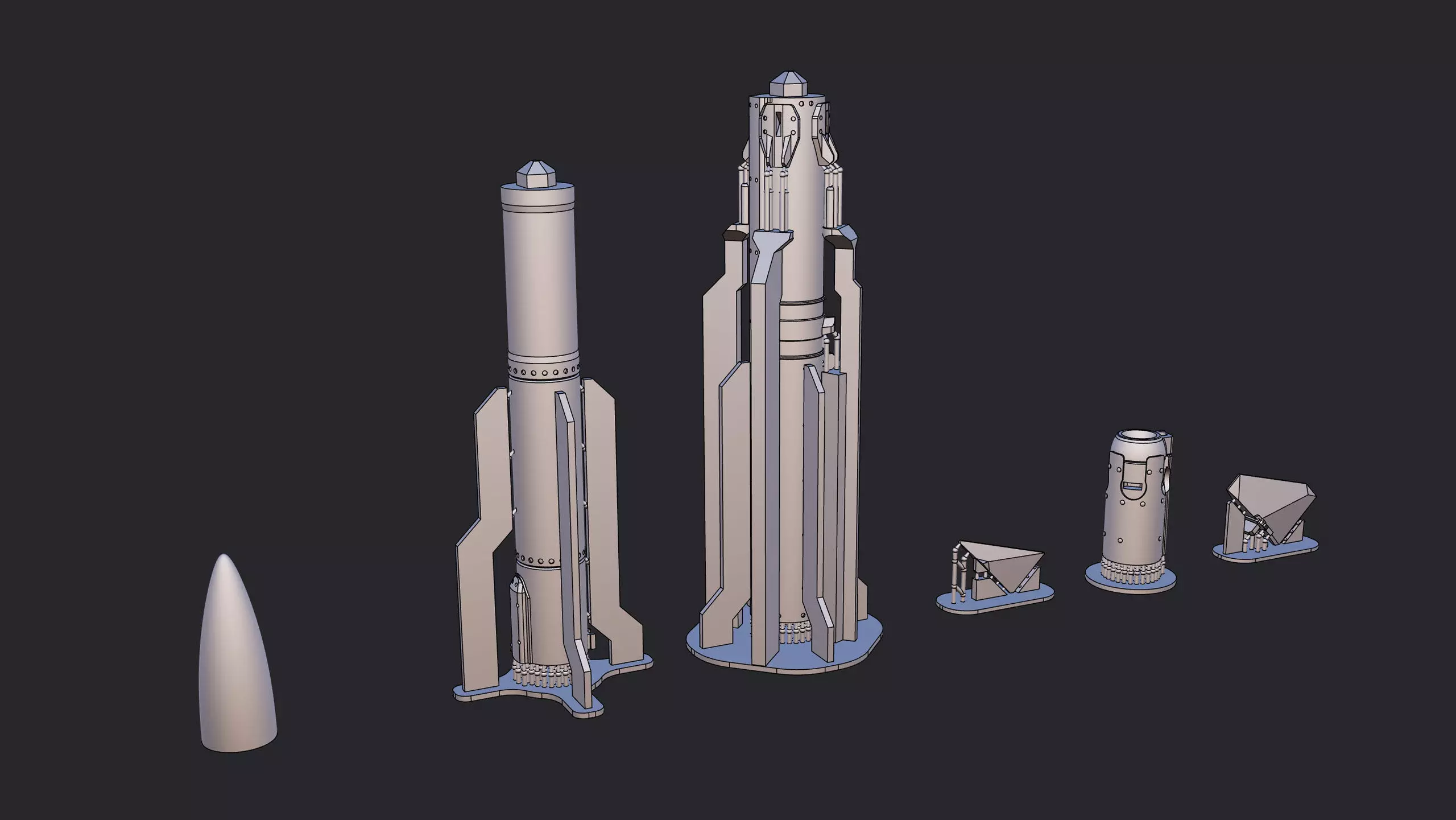AIM-120A Missile 3D Print 3D print model_10