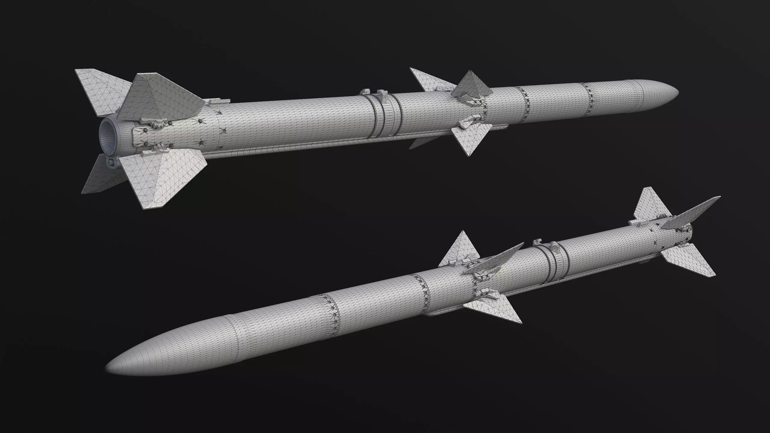 AIM-120A Missile 3D Print 3D print model_6