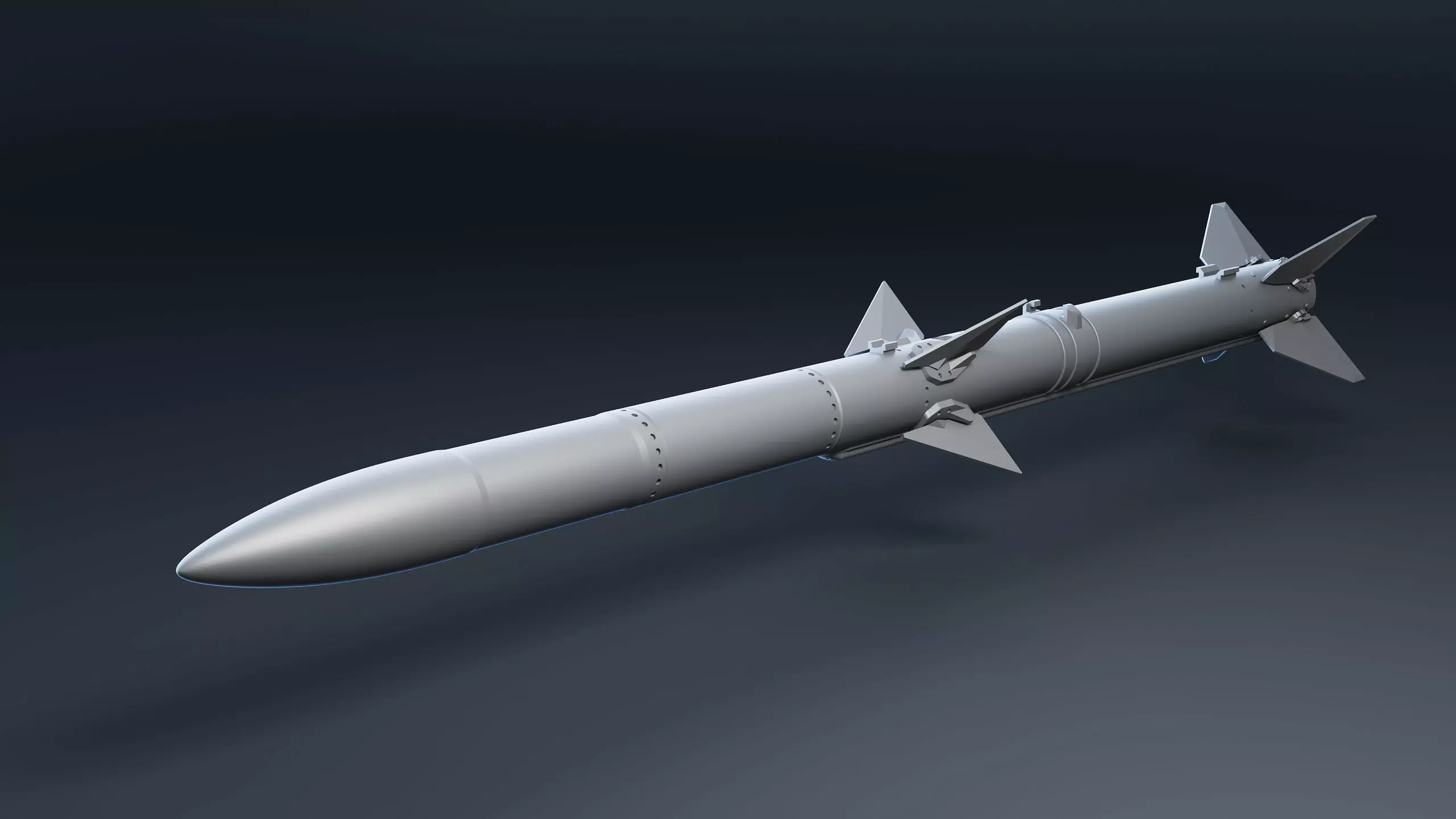 AIM-120A Missile 3D Print 3D print model_0