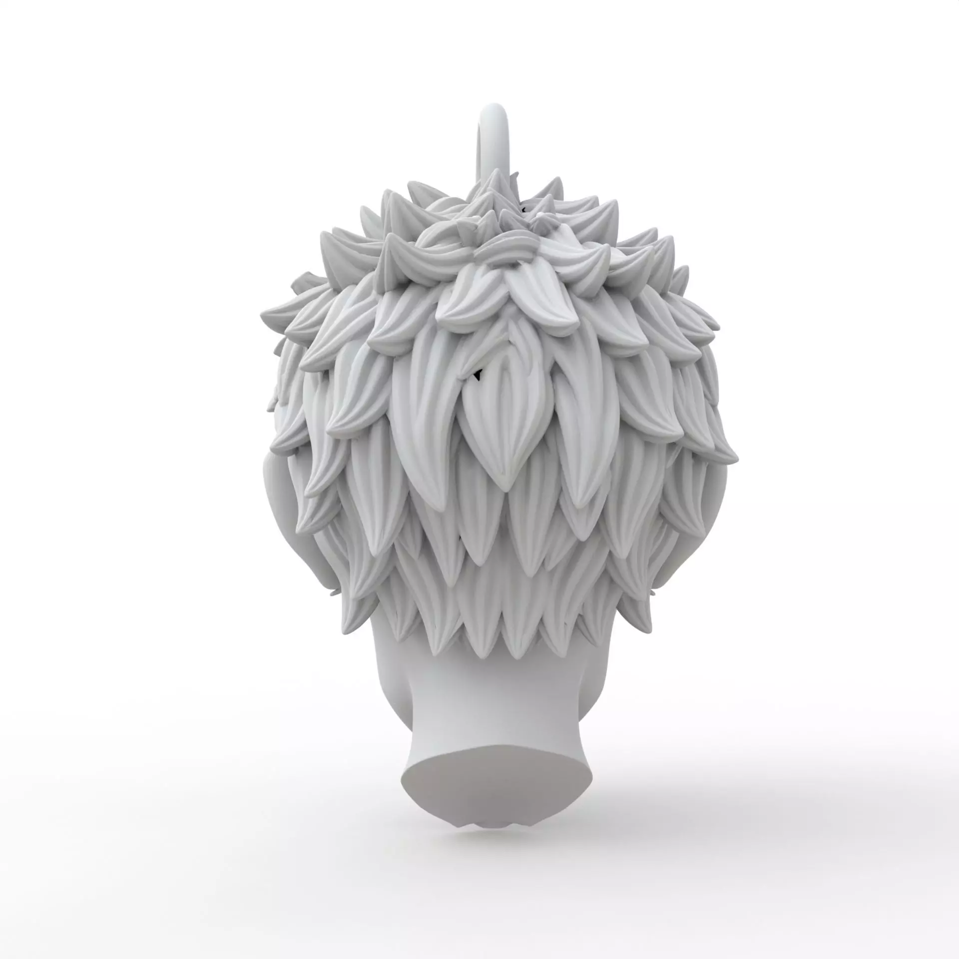 Zombie Keychain 3D Print Model 3D print model_2