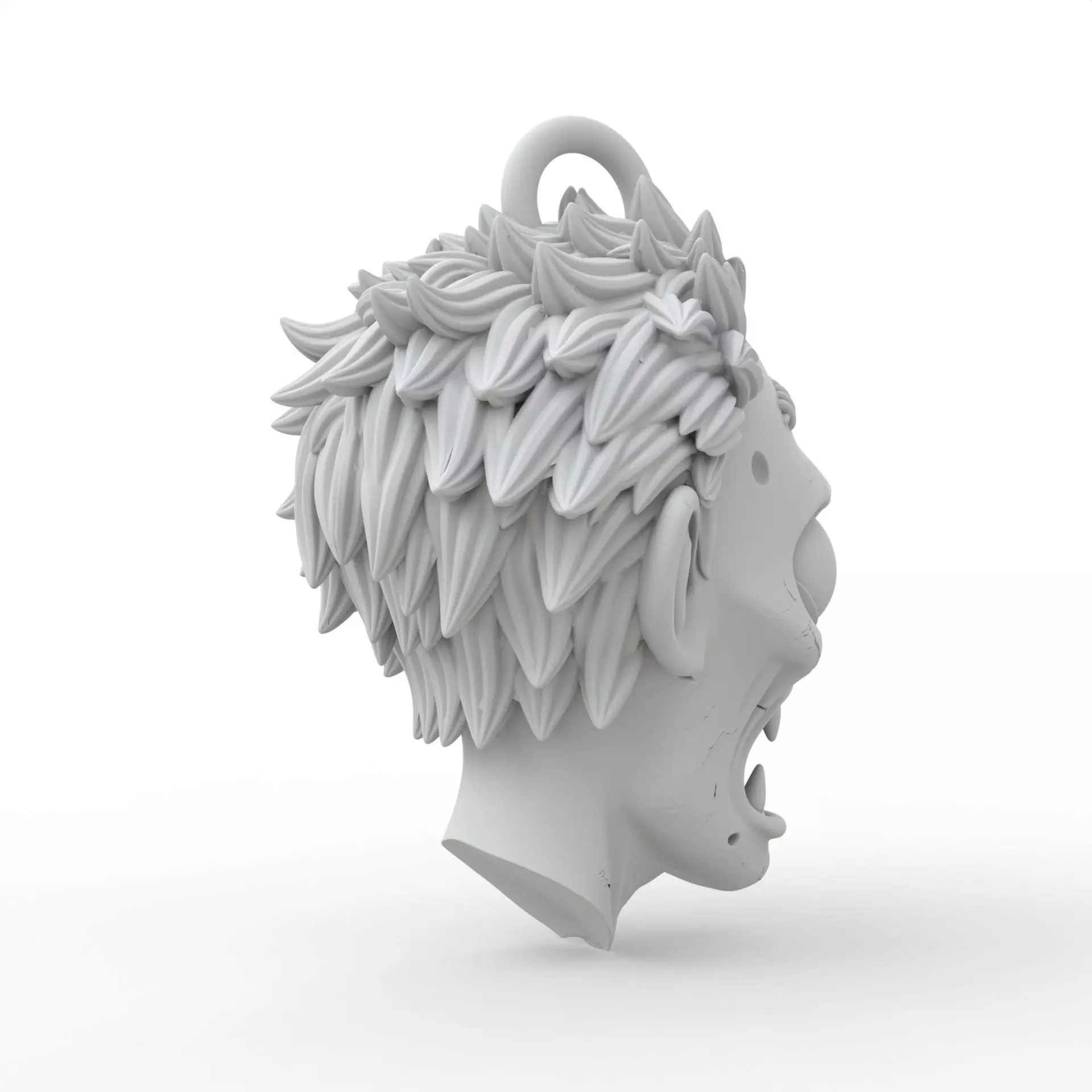 Zombie Keychain 3D Print Model 3D print model_4