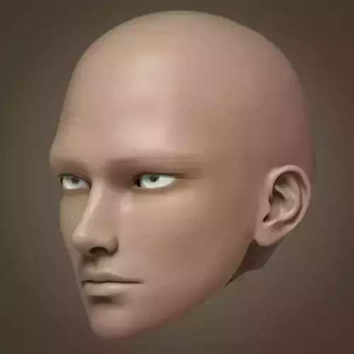 Azumi doll head 2 Face 3d doll bjd ooak articulated dolls