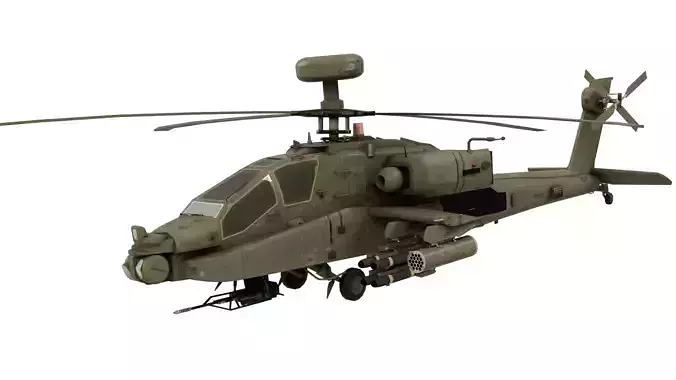AH-64D Apache Combat Helicopter