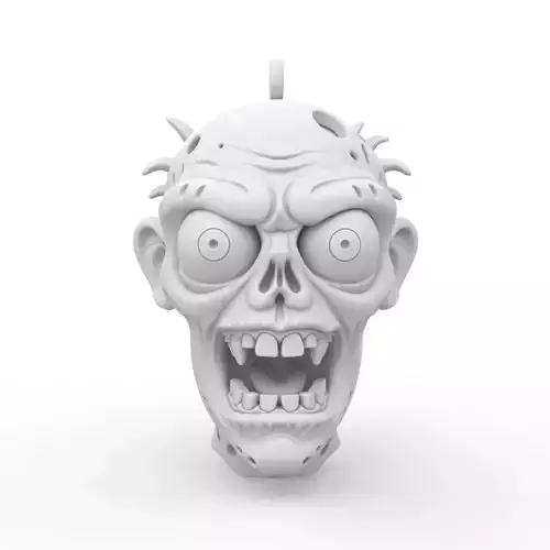 Zombie Keychain 3D Print Model