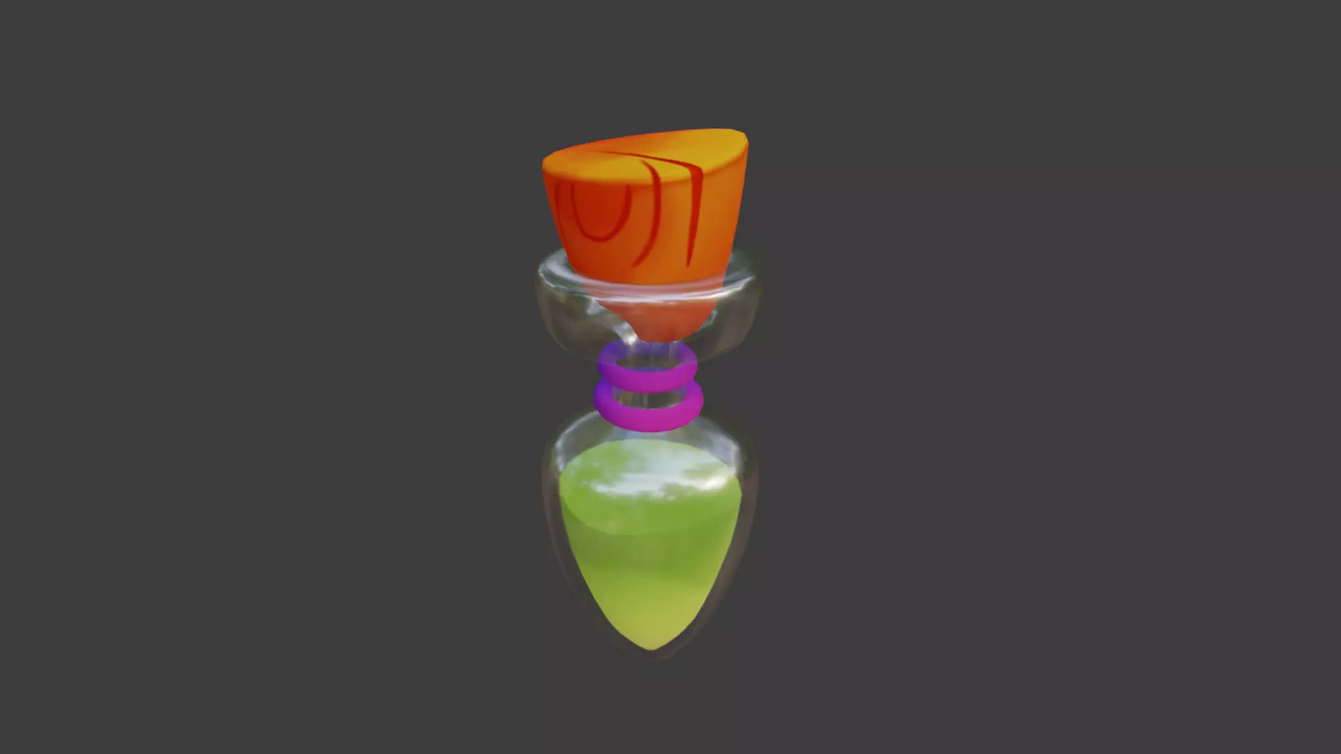 Potion or Poison Low-poly  3D model Low-poly 3D model_6