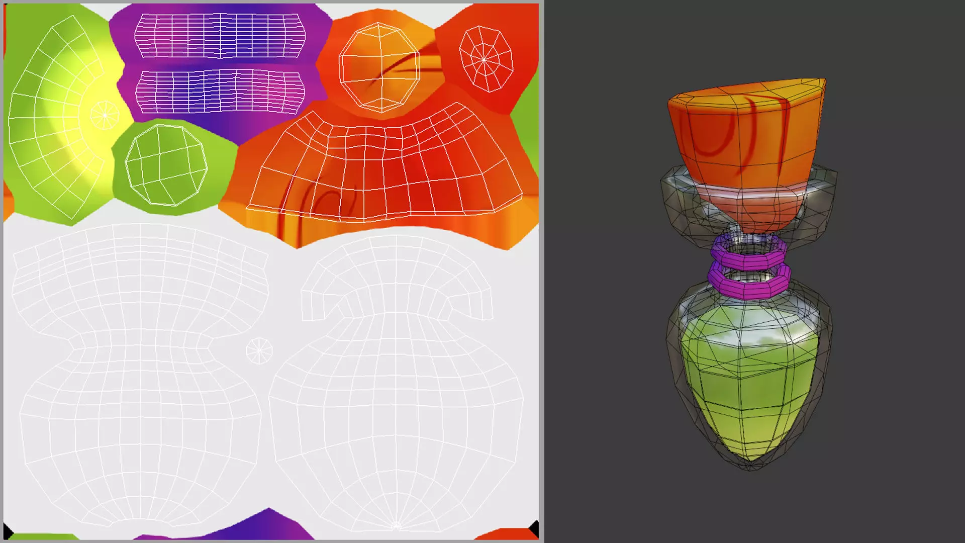 Potion or Poison Low-poly  3D model Low-poly 3D model_19