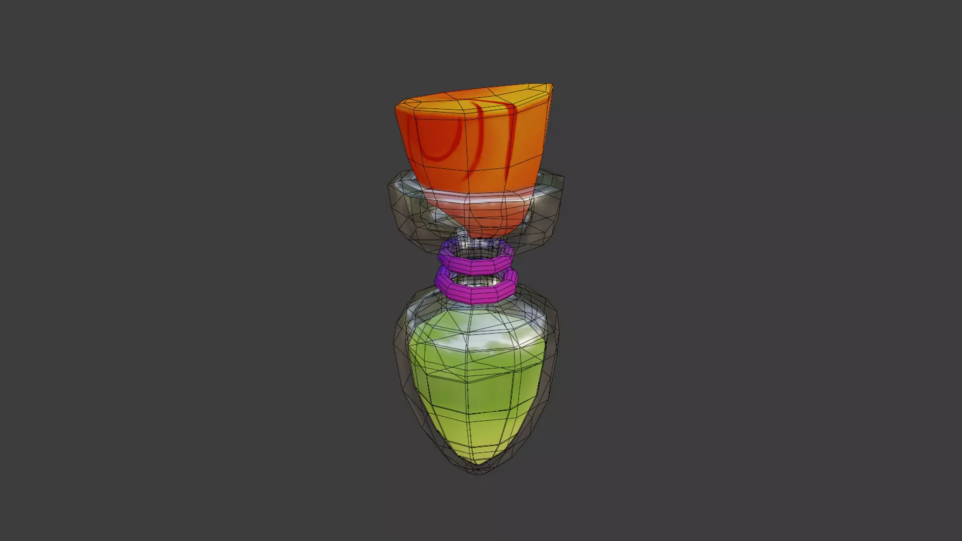 Potion or Poison Low-poly  3D model Low-poly 3D model_8