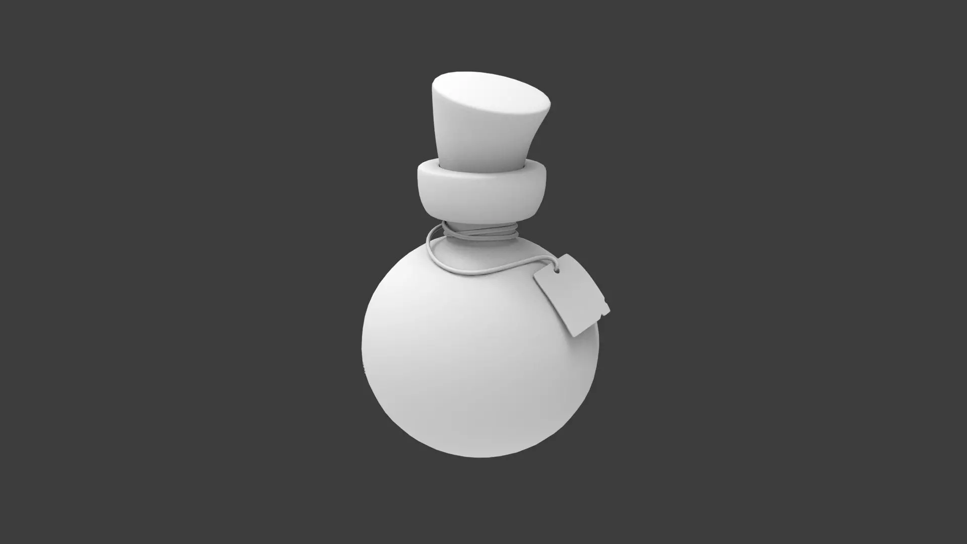 Potion or Poison Low-poly  3D model Low-poly 3D model_1
