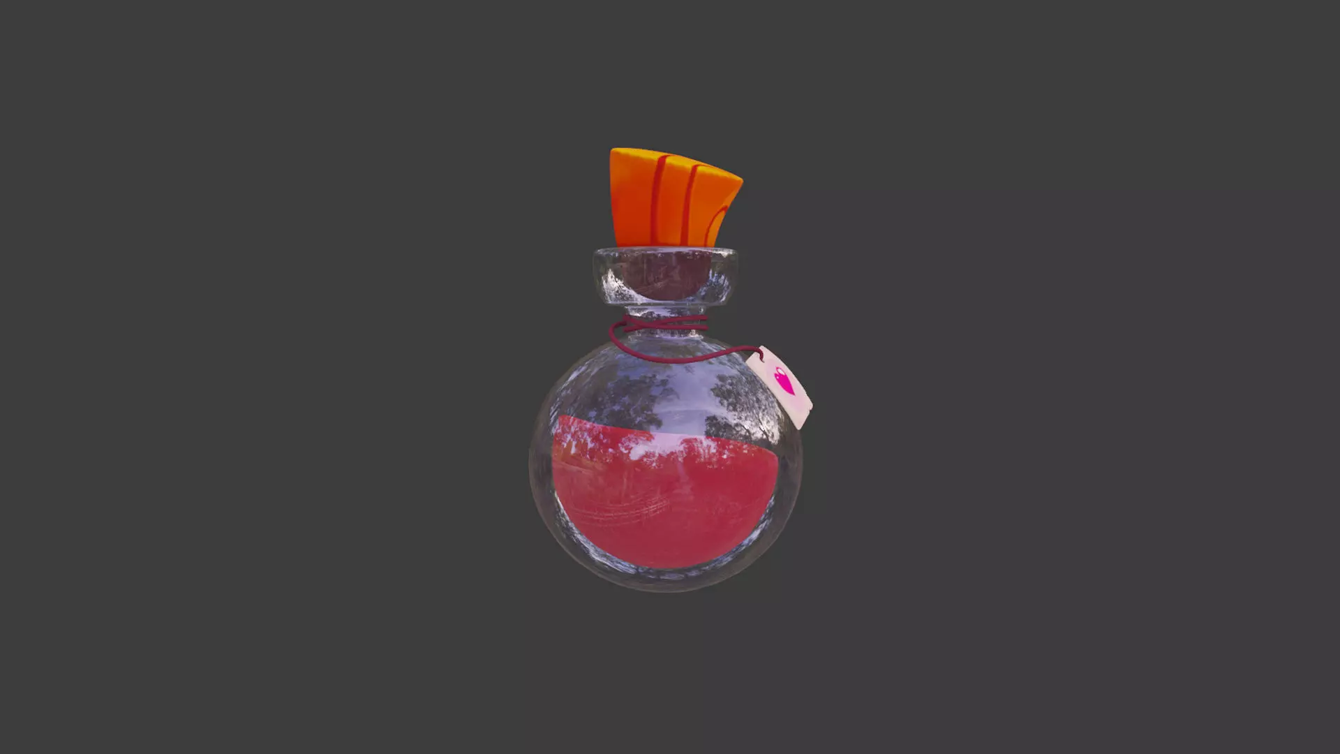 Potion or Poison Low-poly  3D model Low-poly 3D model_2