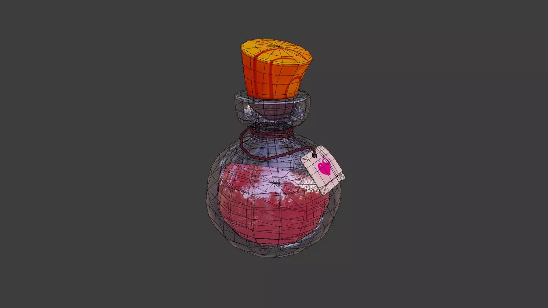 Potion or Poison Low-poly  3D model Low-poly 3D model_3
