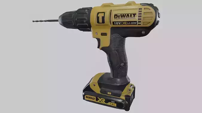 Electric Drill 3D Model