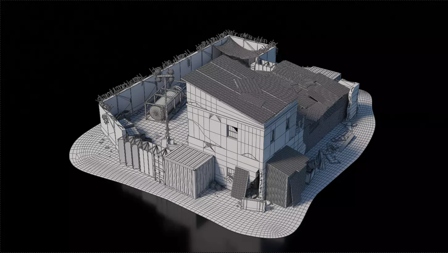 Warzone - Temp Garage 3D model_5