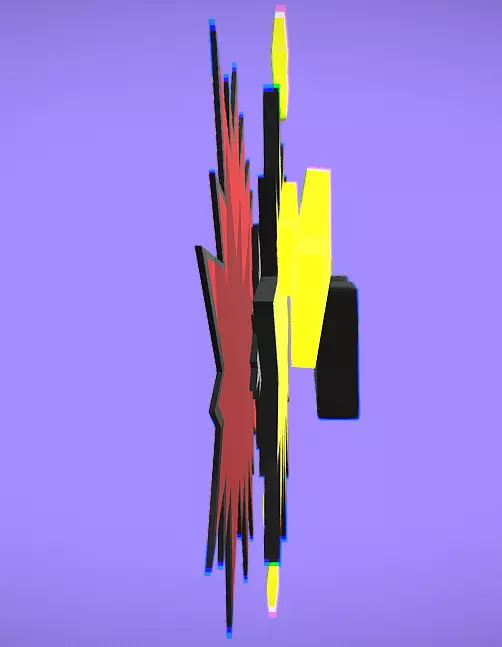 Bong FX for AR animated Low-poly 3D model_2