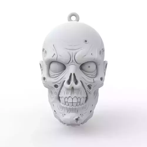 Zombie Keychain 3D Print Model