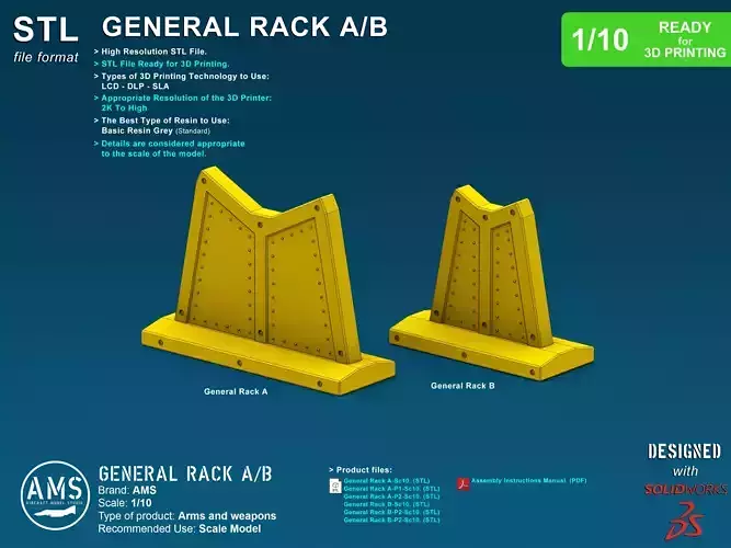 General Rack A-B - Scale 1-10