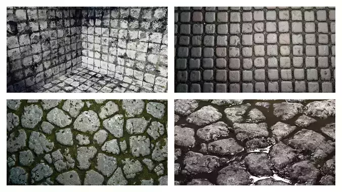 Cobblestones 8K PBR Texture Set Texture