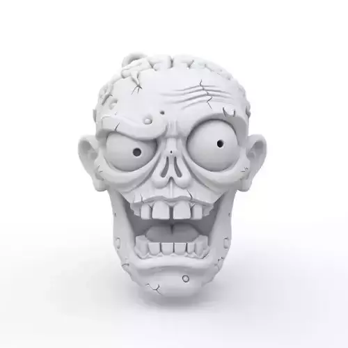 Zombie Keychain 3D Print Model