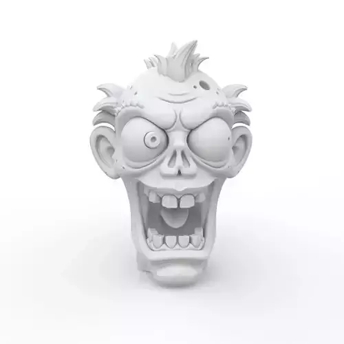 Zombie Keychain 3D Print Model