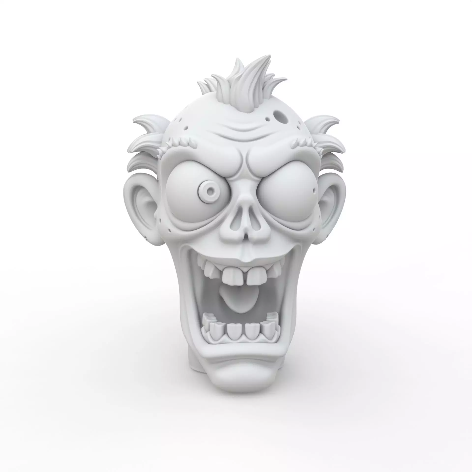 Zombie Keychain 3D Print Model 3D print model_0