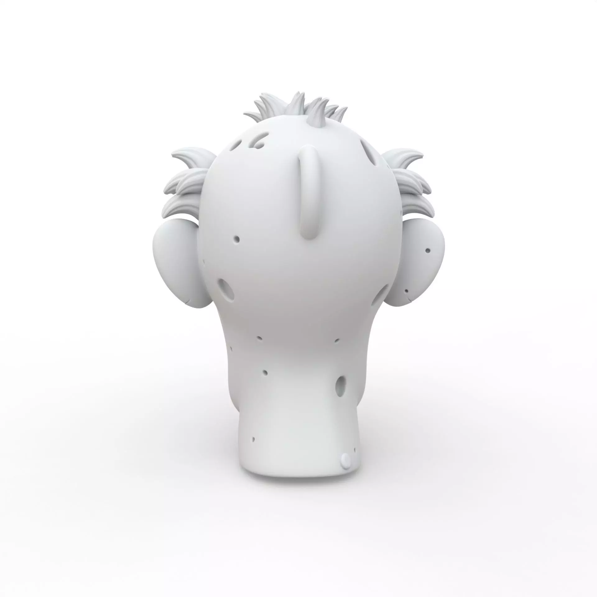 Zombie Keychain 3D Print Model 3D print model_3