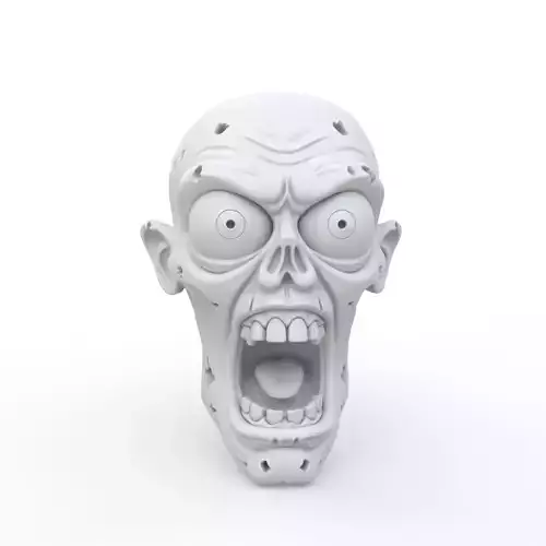 Zombie Keychain 3D Print Model