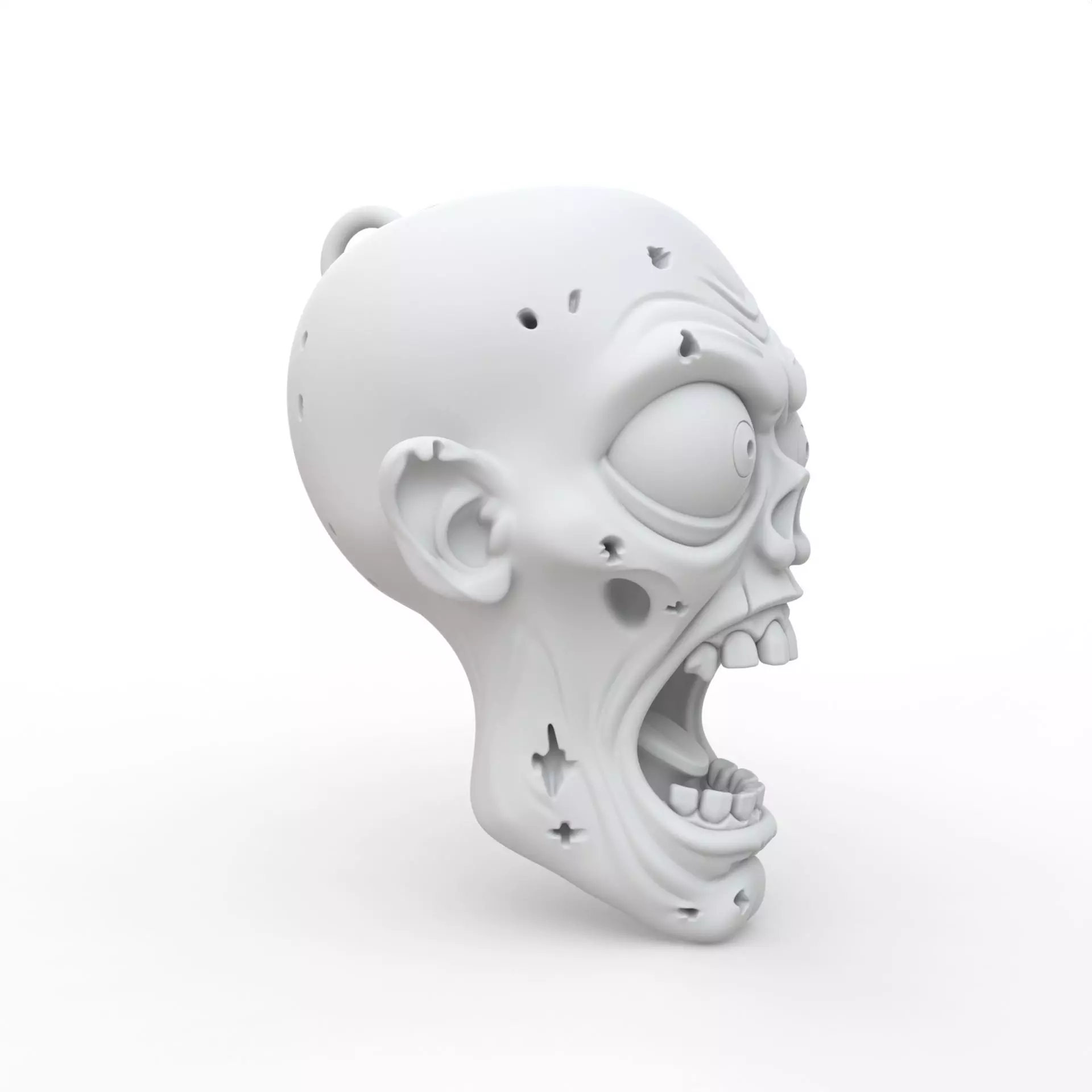 Zombie Keychain 3D Print Model 3D print model_5
