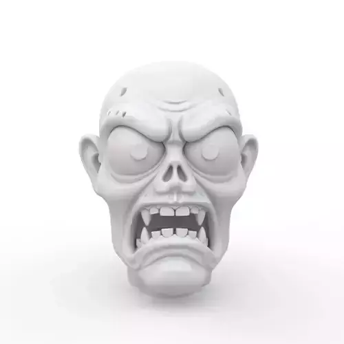 Zombie Keychain 3D Print Model