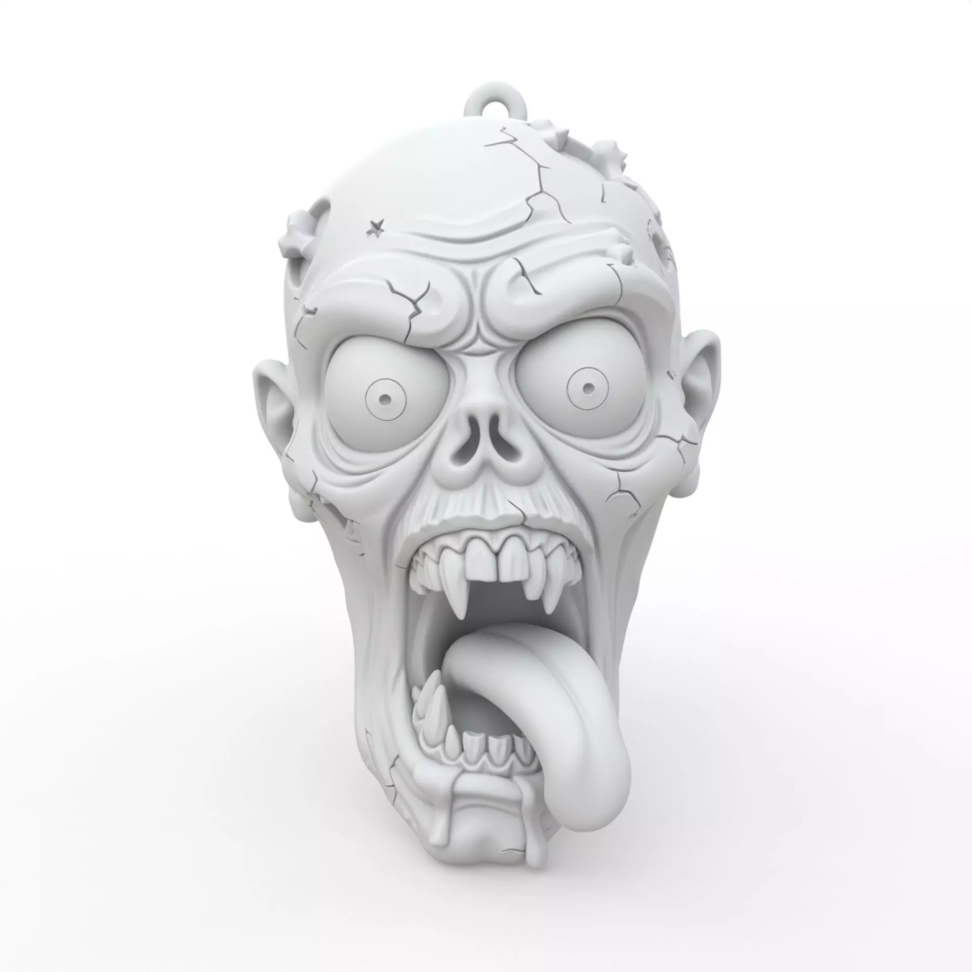 Zombie Keychain 3D Print Model 3D print model_0