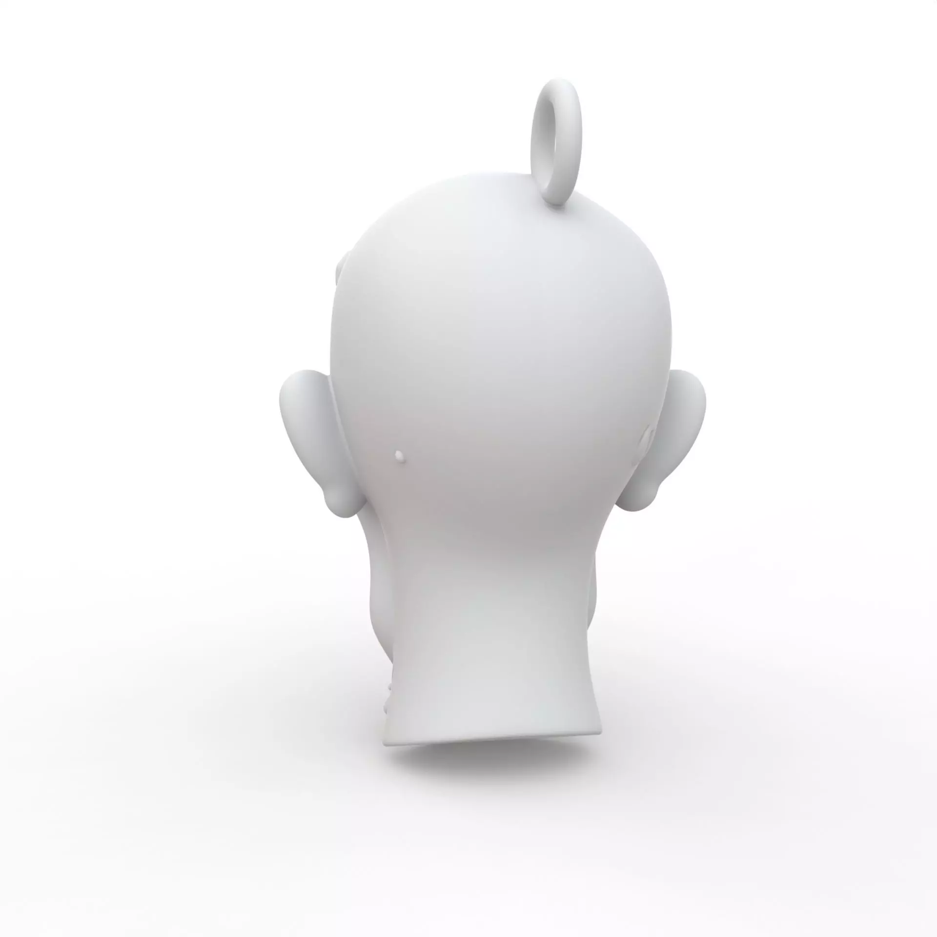 Zombie Keychain 3D Print Model 3D print model_3