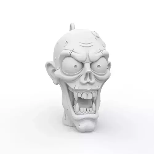 Zombie Keychain 3D Print Model