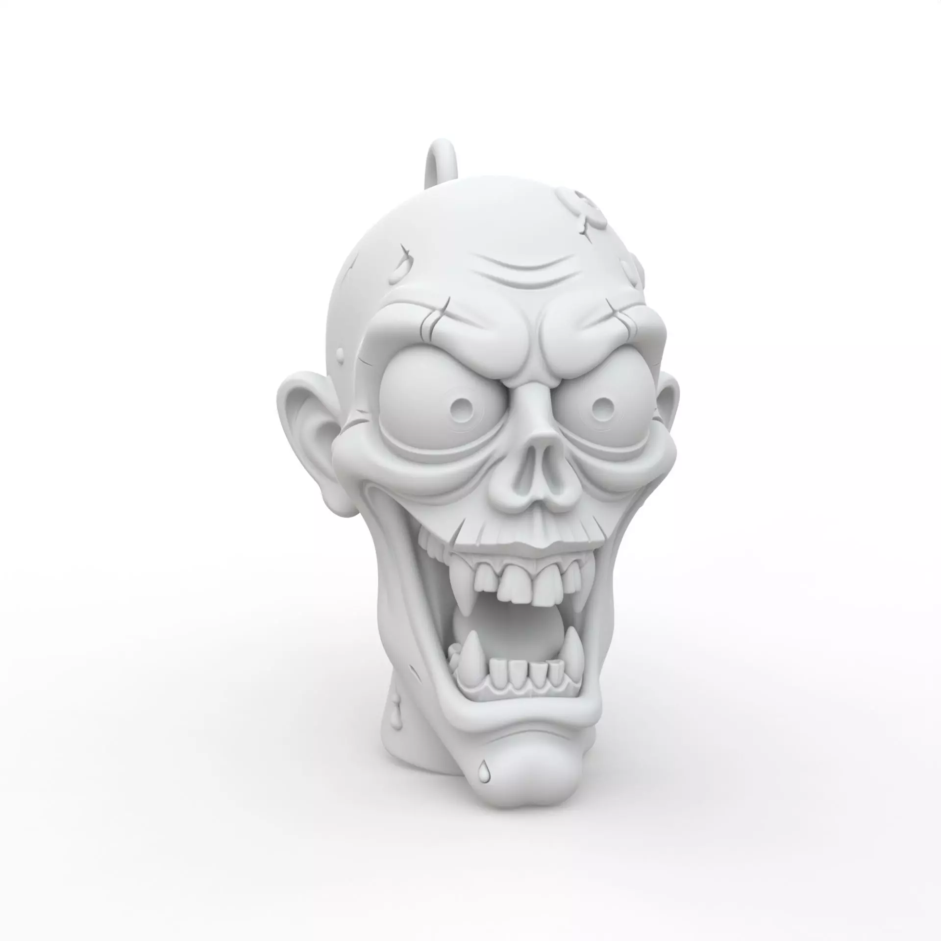 Zombie Keychain 3D Print Model 3D print model_0