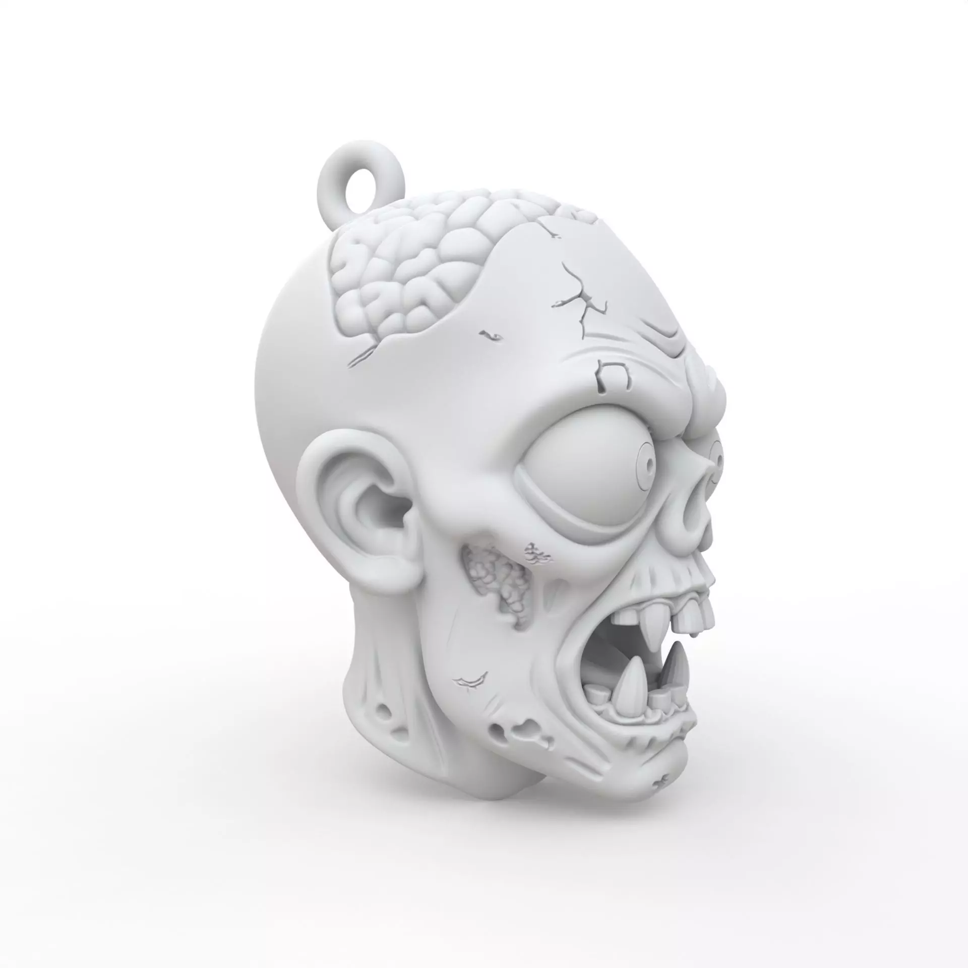 Zombie Keychain 3D Print Model 3D print model_5