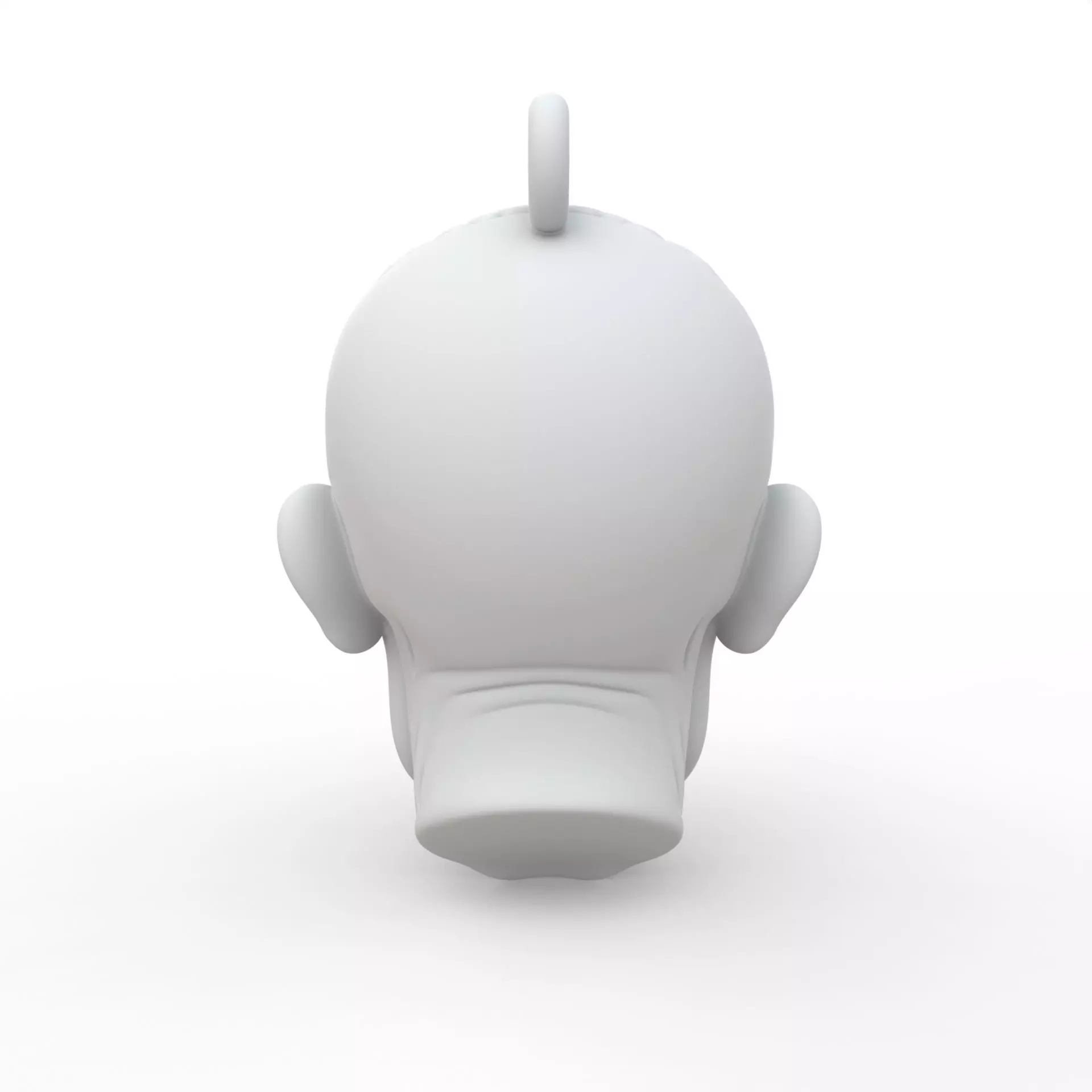 Zombie Keychain 3D Print Model 3D print model_3