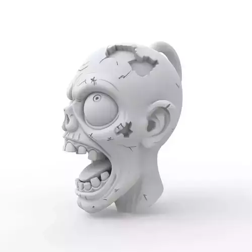 Zombie Keychain 3D Print Model