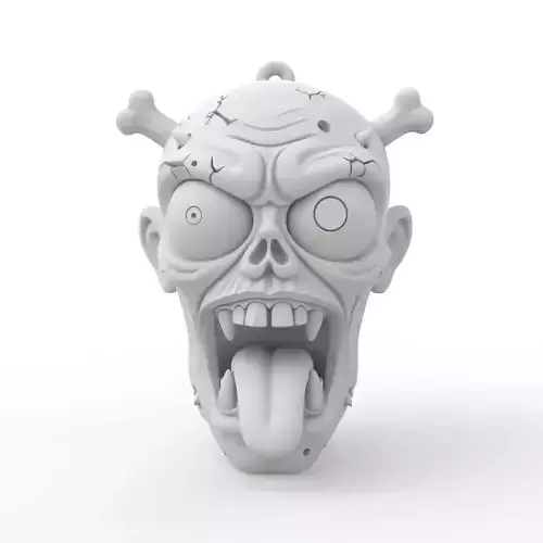 Zombie Keychain 3D Print Model