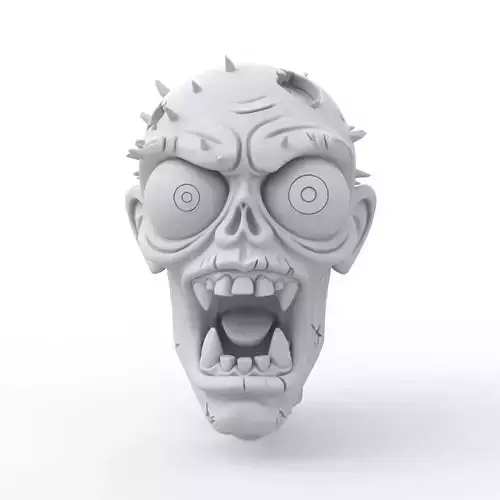 Zombie Keychain 3D Print Model