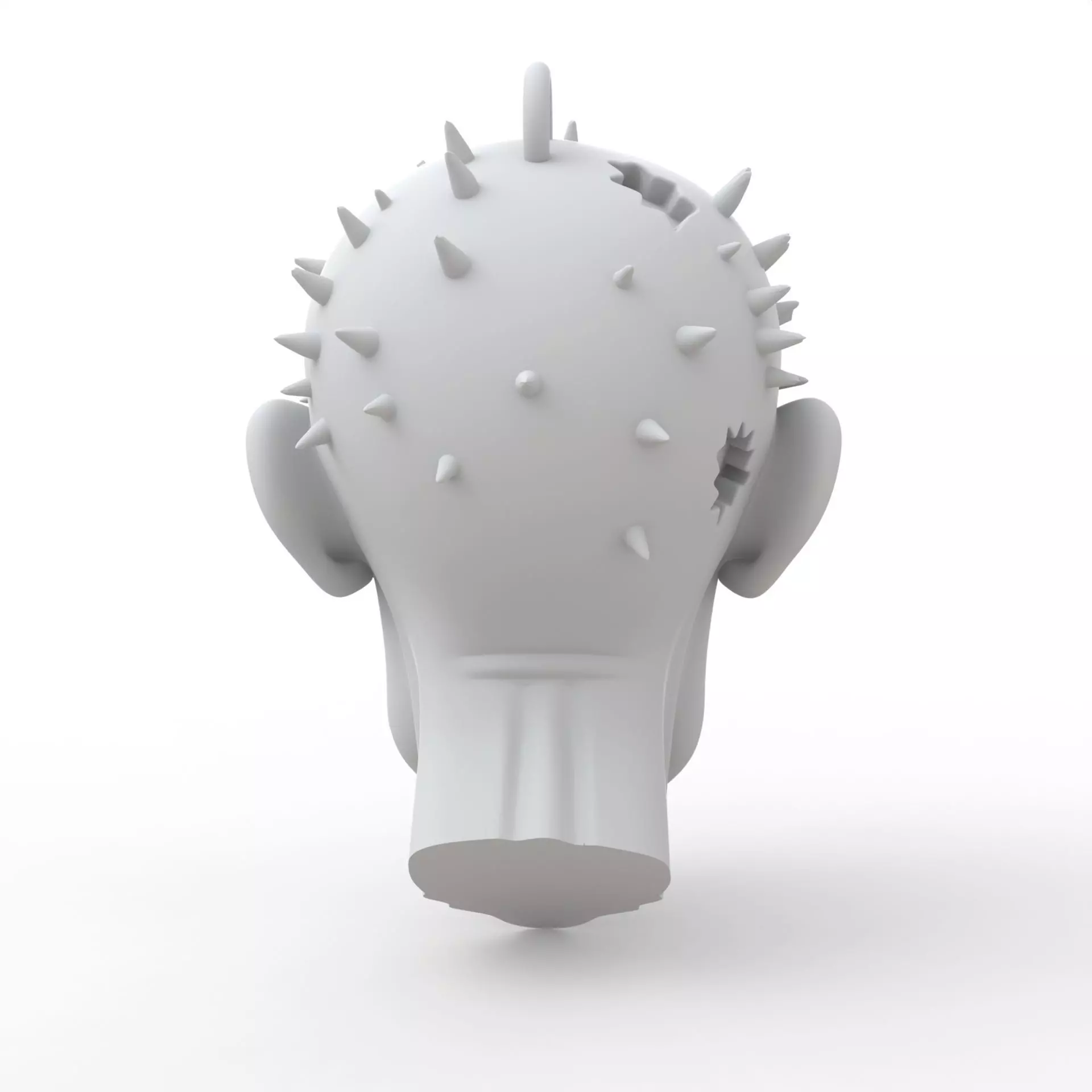 Zombie Keychain 3D Print Model 3D print model_2