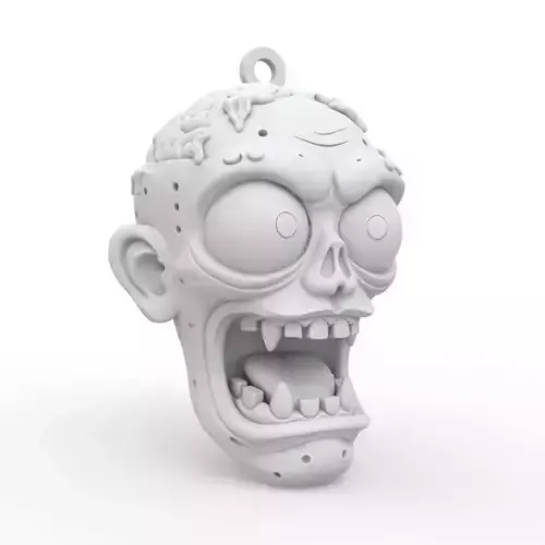 Zombie Keychain 3D Print Model