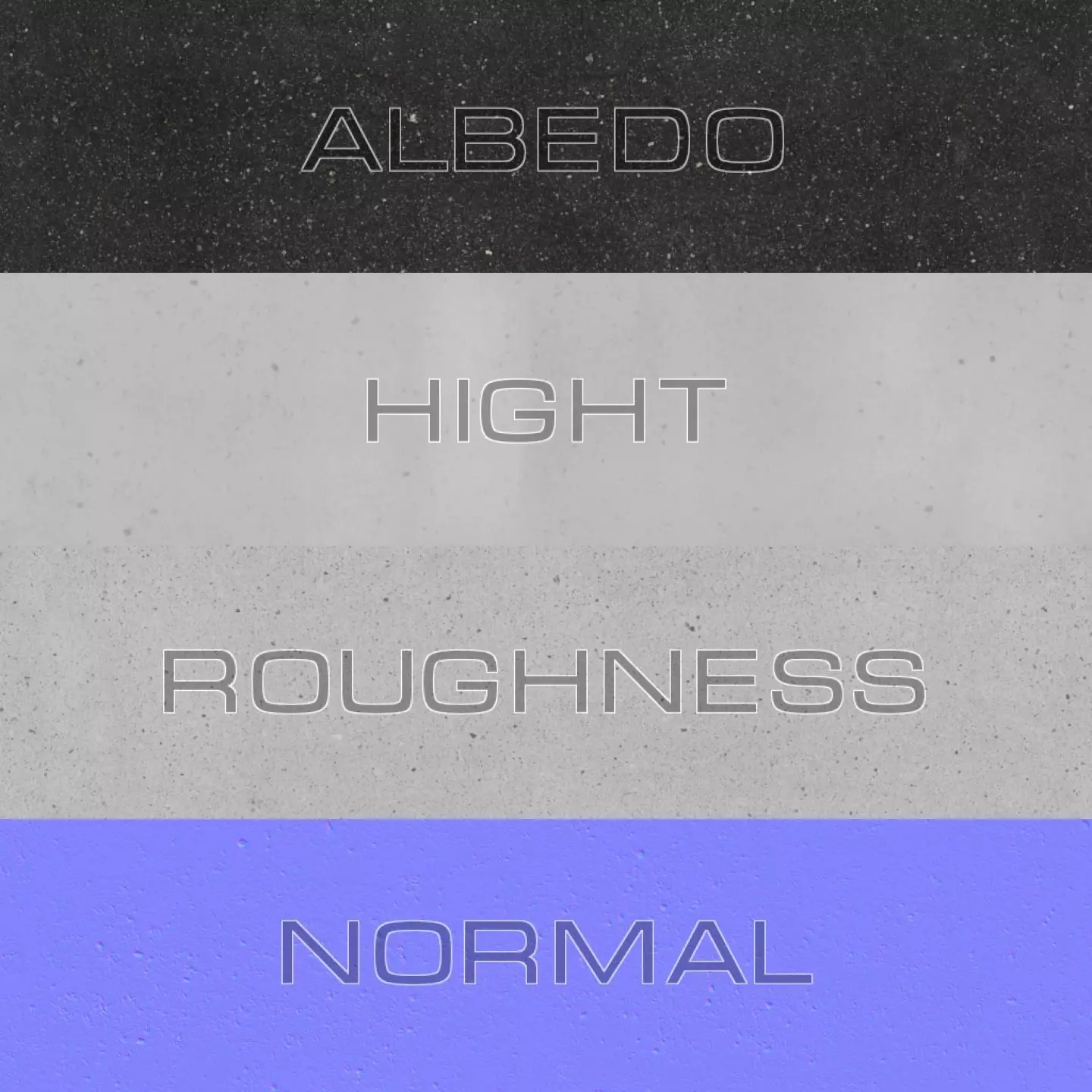 Asphalt 09 PBR Low-poly 3D model_3