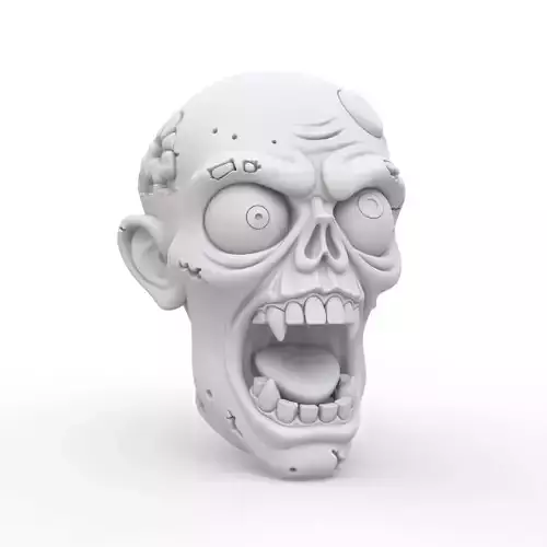 Zombie Keychain 3D Print Model