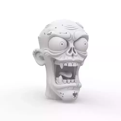 Zombie Keychain 3D Print Model