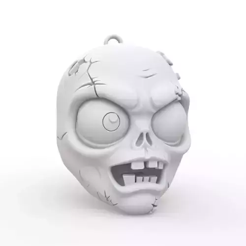 Zombie Keychain 3D Print Model