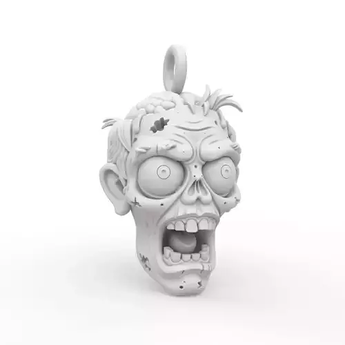 Zombie Keychain 3D Print Model