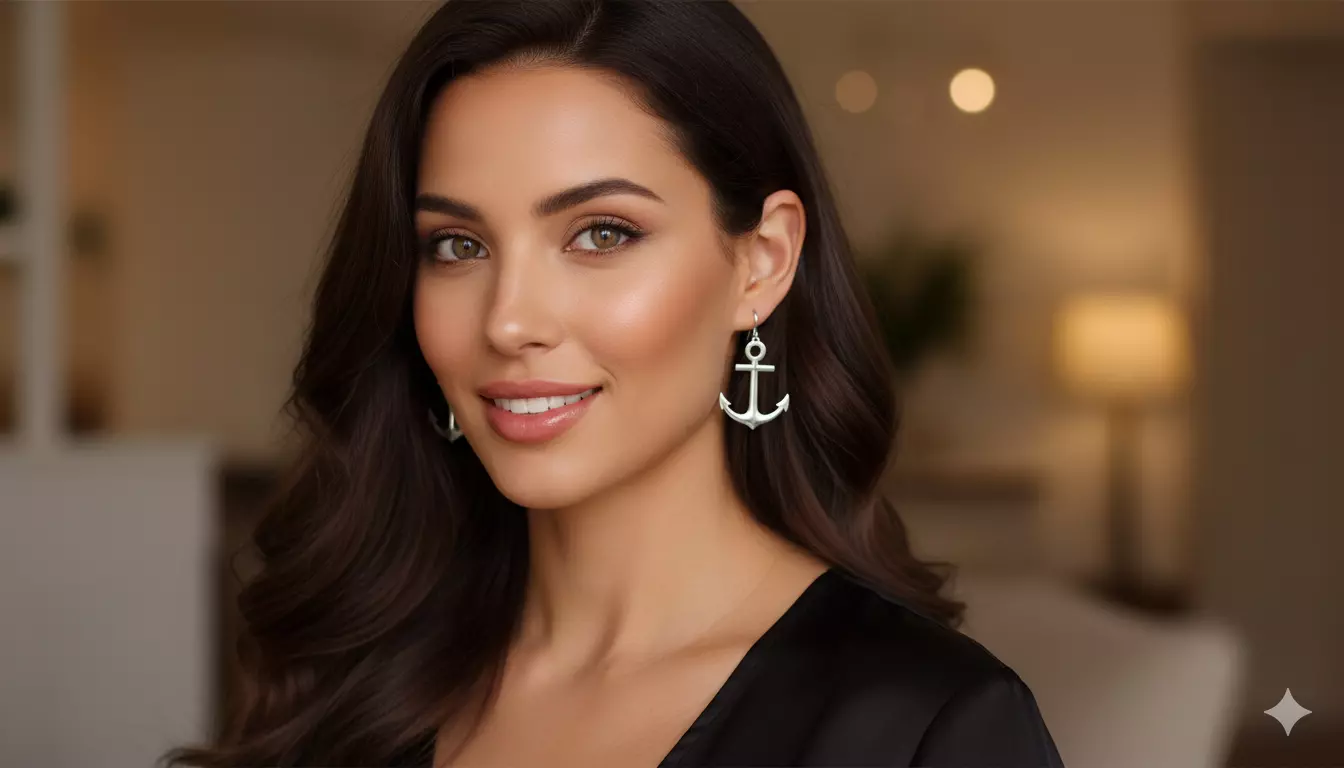 Anchor Pendant Art 3D model_3