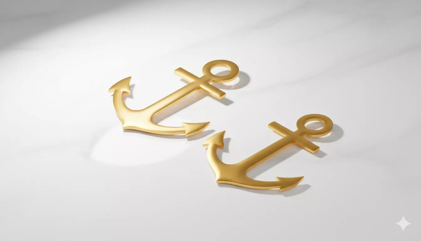 Anchor Pendant Art 3D model_0