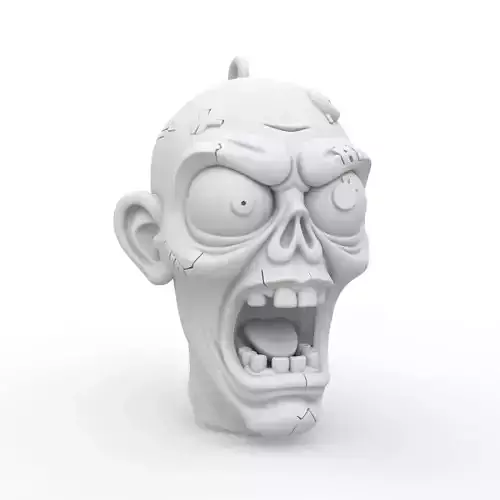 Zombie Keychain 3D Print Model